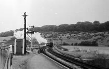 Marlborough Low Level station (AND @ 19m 44ch). 1955