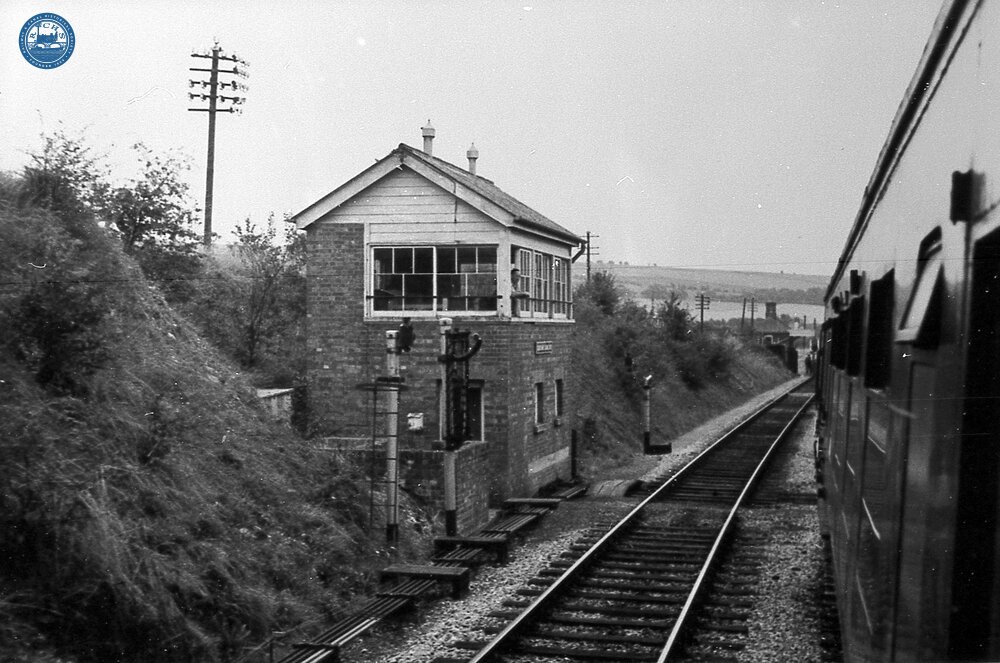 Ogbourne Signalbox (AND @ 24m 11ch). Probably early 1960s
