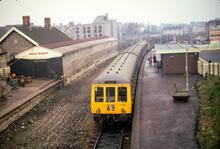 Penarth station (PTH @ 1m 12ch). 01 March 1975