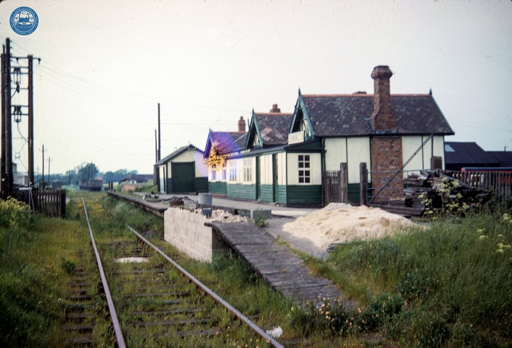 Dunnington station, (Derwent Valley Light Railway @ 11m 59ch). 09 June 1962
