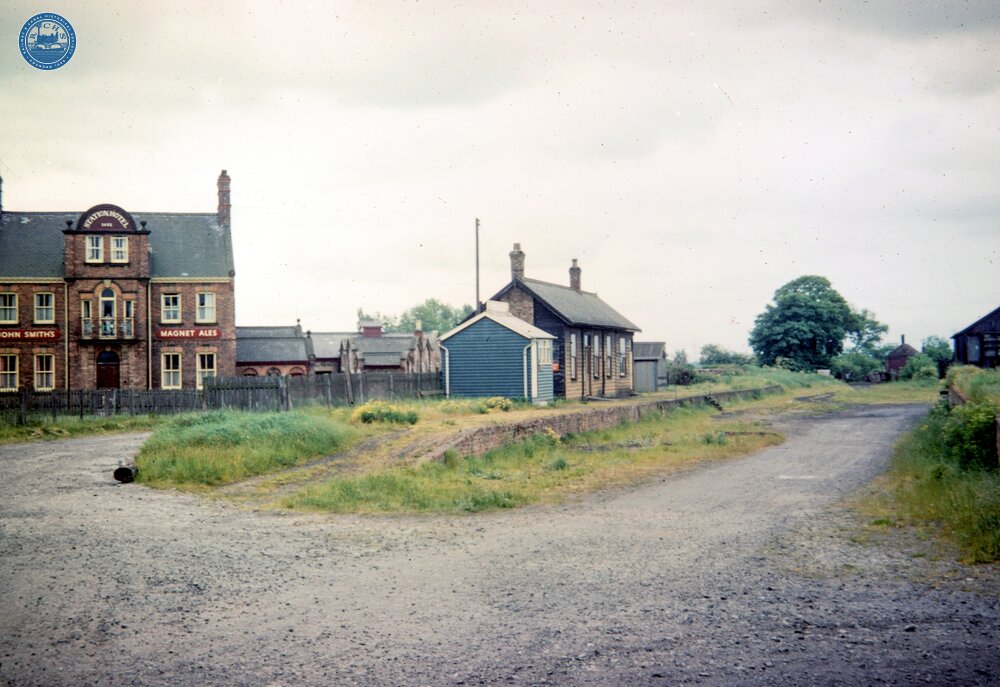 Easingwold station (2m 37ch from Alne). 10 June 1962