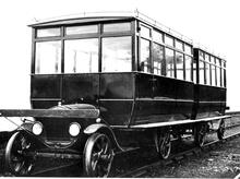 Kent & East Sussex Railway Petrol Rail Car No. 2. 1920s (Ref: 010675)