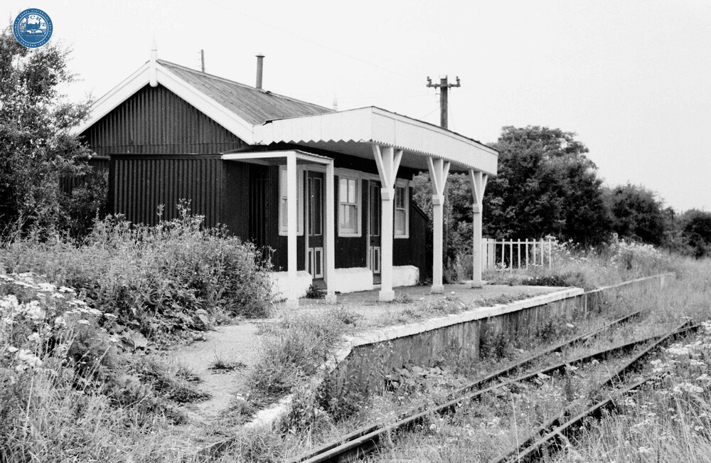 Kent & East Sussex Light Railway. Bodiam station (ELR - KSU @ 63m 15ch). 20 August 1972