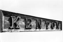 Kenton Station - nameboard. (HAL @ 10m 1ch)  (Ref: 030212)