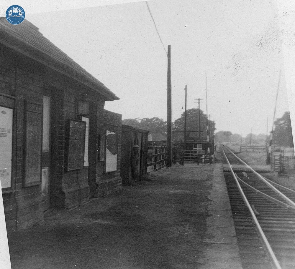 Shropshire and Montgomeryshire Railway. Nesscliffe Station (SAM @ 11m 20ch). 25 July 1959