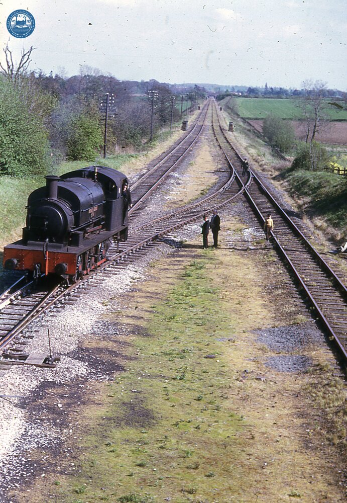 017016  Industrial steam loco 0-6-0T "Littleton No 5. Quorn (Great Central Railway, Loughborough) April 1975