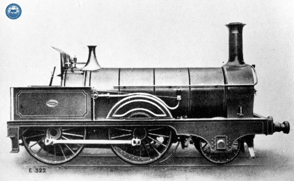 Painting of an unknown locomotive. (Ref::010696)