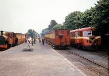 Isle of Man Railway. St. John’s station, looking east. 19 July 1965