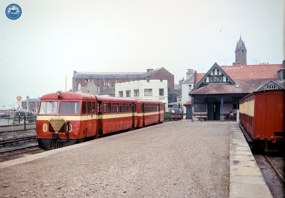 Isle of Man Railway. Peel station. 19 July 1965