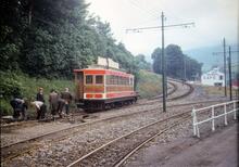 Snaefell Mountain Railway. Laxey. 21 July 1965