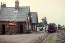 Manx Northern Railway. Kirk Michael station looking south. 19 July 1965