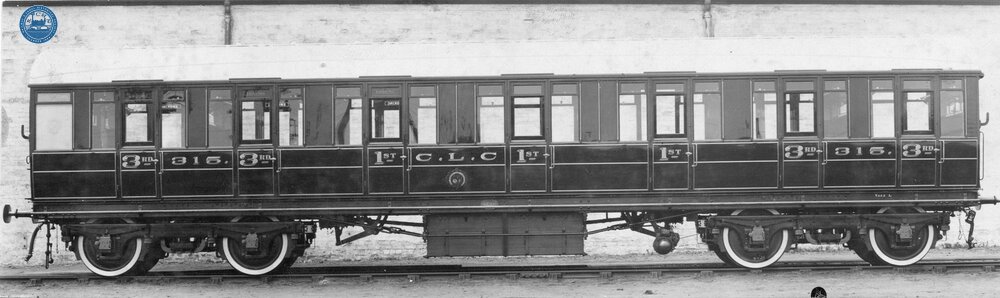 Cheshire Lines Committee Composite Non-corridor Carriage No. 315