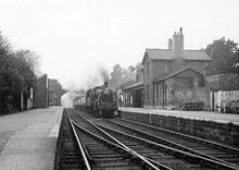 Cuddington (CDM2 @ 25m 15ch). 26 March 1960. 46472 heading an RCTS Railtour.