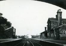 Mouldsworth station (CDM2 @ 31m 02ch) looking east. 04 June 1960