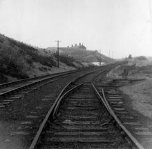 Winsford & Over branch. A former siding close to the terminus (WFD @ 31m 79ch). 05 June 1960
