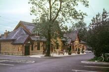 Cheadle (WJP1 @ 35m 03ch) Cheshire Lines Committee station. Repurposed as “The Station” Inn. 05 September 1986