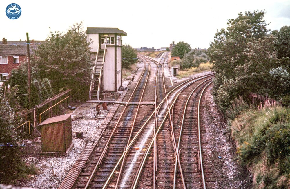 Skelton Junctions (East Jcn WJP1 @ 30m 12ch; West Jcn WJP1 @ 30m 08ch) looking West. 10 September 1987