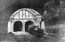 . Wapping Station - drawing 1870 (ELL1 @ 3m 57ch) (Ref: 030467)