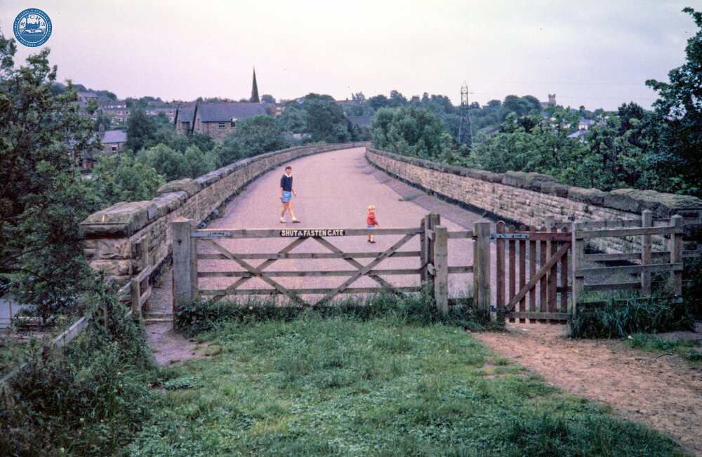 Bollington Viaduct, North End (MRH @ approx 3mp). 28 June 1987