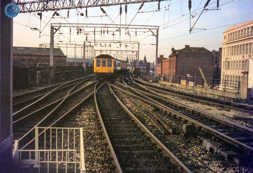 Manchester Oxford Road (COL @ 189m 29ch). 25 January 1983.