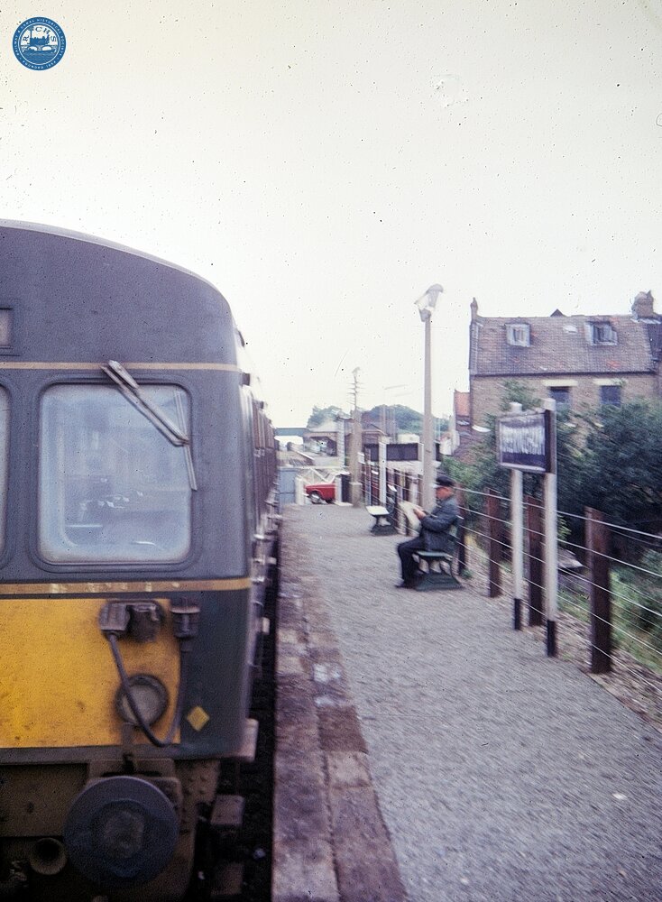 Sheringham new station (CRS @ 42m 72ch), on the Cromer side of the level crossing. 21 July 1967