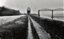 Gloucester & Sharpness Canal: Severn Swing Bridge. 1959