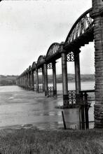 Gloucester & Sharpness Canal: Severn Bridge (SAW 4m 54ch - 5m 34ch), from the South. 1967