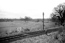 Wooferton and Tenbury Wells Branch. Near Brimfield (WTW @ approx 1mp), looking North
