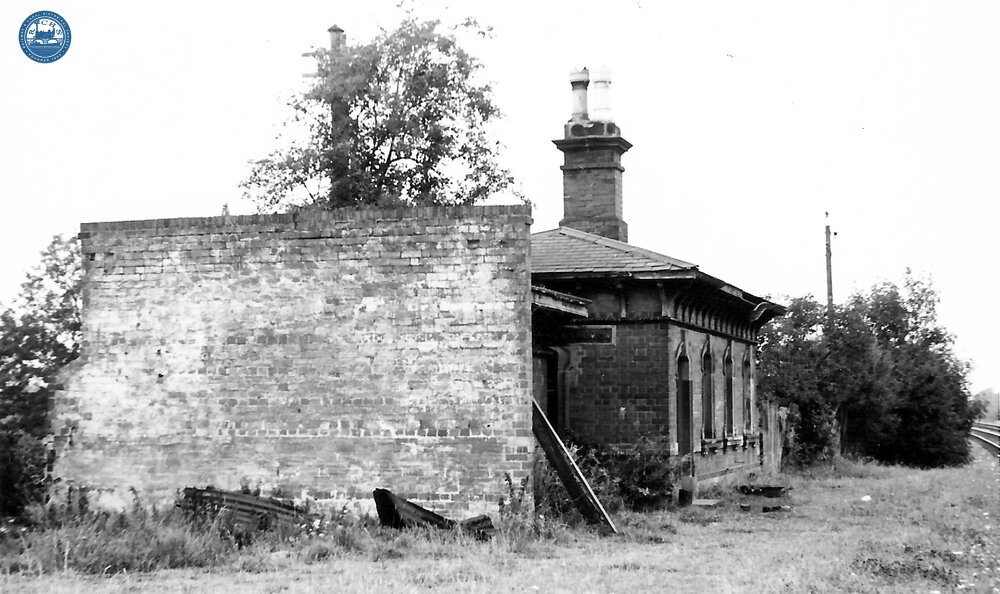Shenton Station looking to Ashby, August 1959, (ASE @ 12m 49ch)