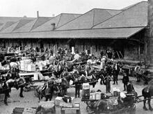 Glasgow Buchanan Street Goods Station Exterior c.1906 (GAL @ 1m 35ch) (Ref: 031500)