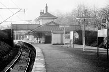 Maxwell Park station (CTC @ 4m 36ch). 15 February 1971