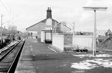 Langside station (CTC @ 2m 71ch). 15 February 1971