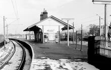 Cathcart station (CTC @ 2m 13ch). 15 February 1971