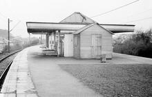 Croftfoot station (KHL @ 99m 45ch). 13 February 1971