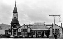 Oban station façade (OBN2 @ 71m 44ch). 16 October 1965 