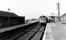 Wishaw (Central) station WCM2 @ 86m 36ch) looking north-west. 09 October 1965. 