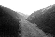 Leadhills and Wanlockhead Light Railway (LDS). Summit. 06 February 1971