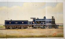 Caledonian railway 4-4-0 (017521  )