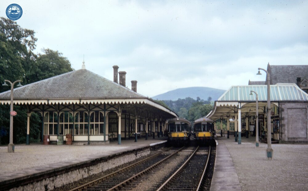 Keswick station (CKP @ 12m 76ch), looking east. 11 July 1964