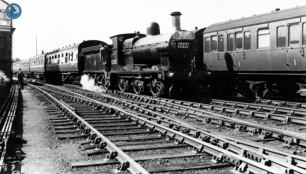 Furness Railway Pettigrew Class D5 0-6-0 No 52501 at Moor Row (Whitehaven Cleator and Egremont – WET @ 2m 07ch)