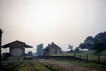Garstang Town (KEL @ 1m 77ch), looking west from the sidings. 10 September 1961.