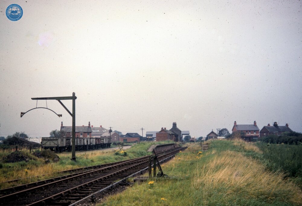 Pilling station (KEL @ 7m 01ch), looking West. 10 September 1961.