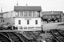 Inverness Rose Street Signalbox (WCK @ 0m 18ch). 22 June 1971