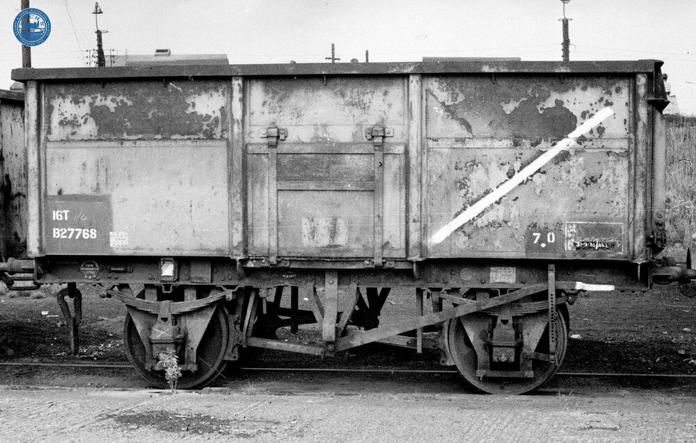 16 ton mineral wagon No. B27768 (registered as LMS No. 12708) (Ref: 221159)