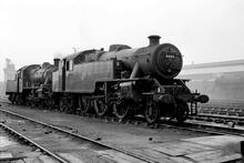 LMSR Fairburn Class 4P 2-6-4T No 42103, at Rugby. 19 May 1962