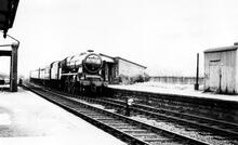 Patriot 4-6-0 No.45530 at Tram Inn (HNL @ 5m 37ch), August 1960