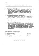 Page 10. Lines for which no authenticated dates have been traced