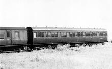 L&YR Bogie Third Class Non-corridor Coach No.M15176M at Hasslingden