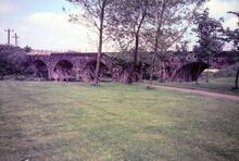 Holcombe Brook Branch. Viaduct over River Irwell at Bury. 14 June 1986