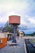 Ramsbottom station (CTA2 @ 13 45ch), looking North. 21 August 1988